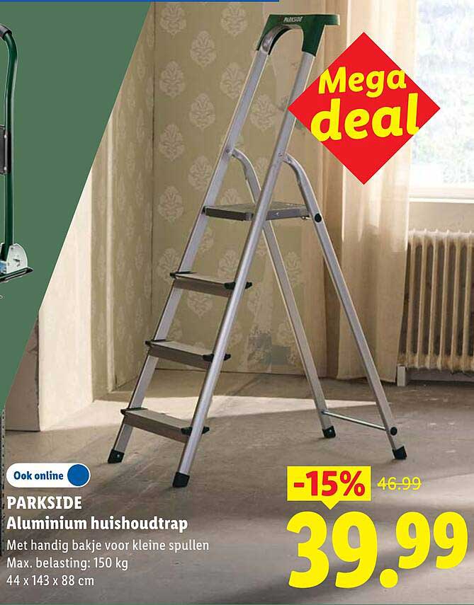 PARKSIDE Aluminium huishoustrap -15%