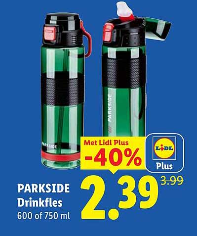 PARKSIDE Drinkfles 600 of 750 ml Met Lidl Plus -40%