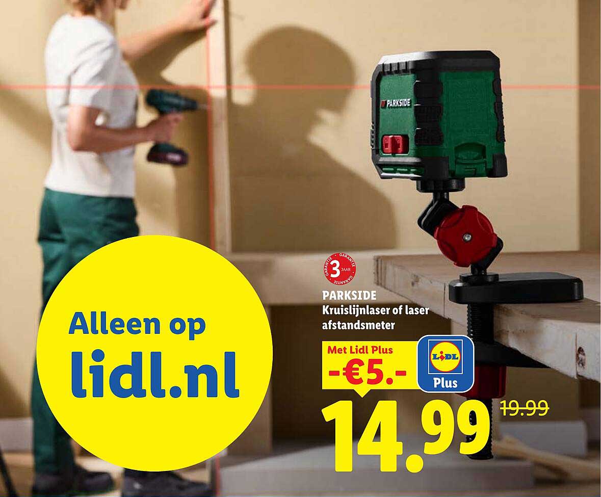 PARKSIDE Kruislijnlaser of laser afstandsmeter