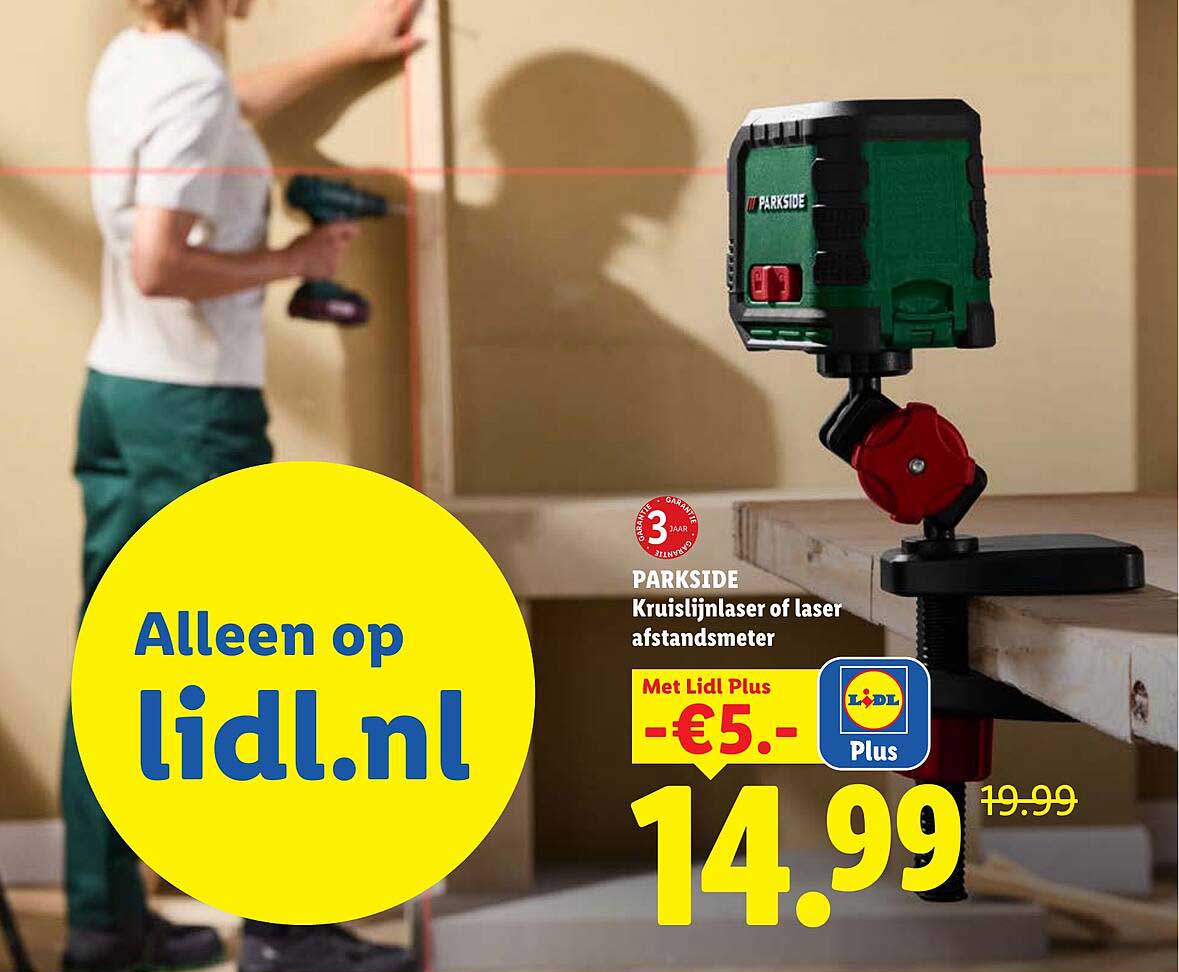 PARKSIDE Kruislijnlaser of laser afstandsmeter