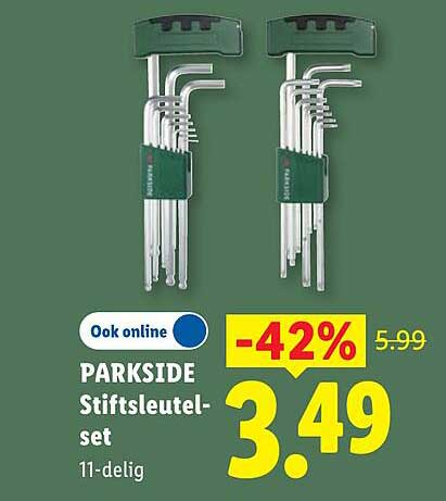 PARKSIDE Stiftsleutel-set 11-delig
