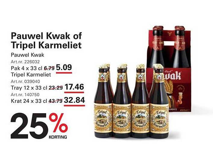 Pauwel Kwak of Tripel Karmeliet