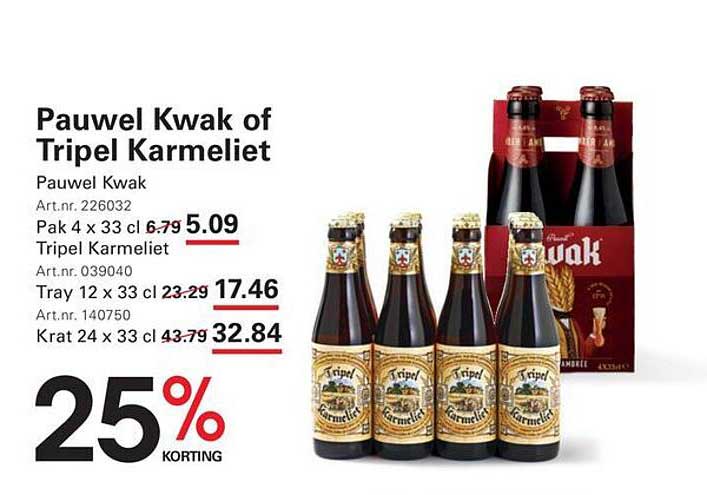Pauwel Kwak of Tripel Karmeliet