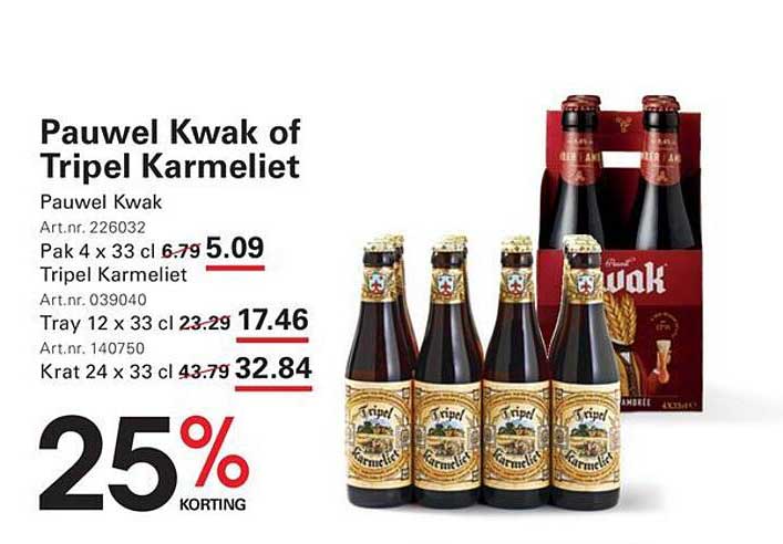 Pauwel Kwak of Tripel Karmeliet