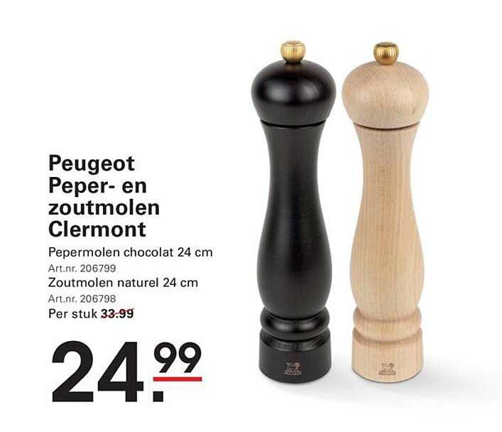 Peugeot Peper- en zoutmolen Clermont