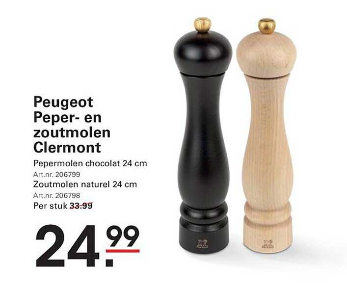 Peugeot Peper- en zoutmolen Clermont