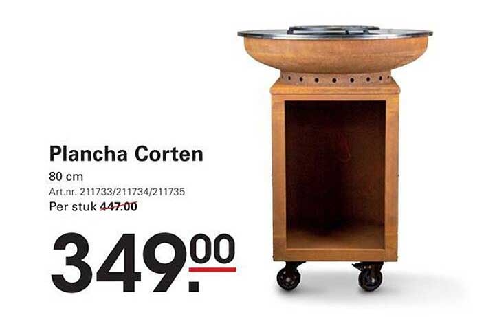 Plancha Corten