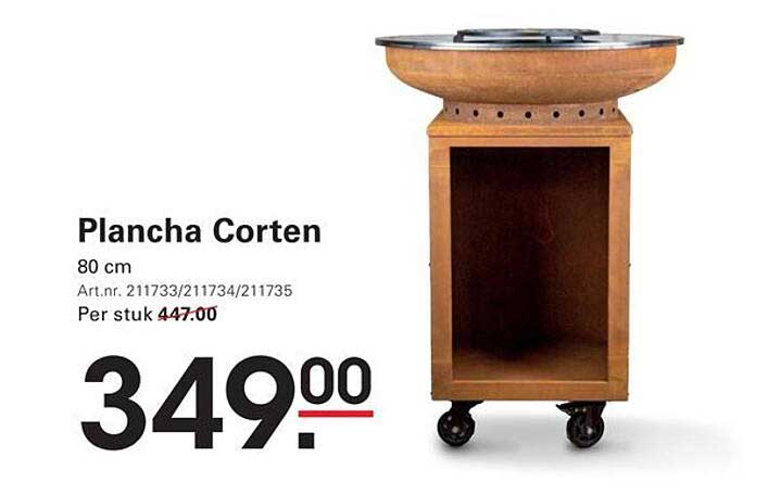 Plancha Corten