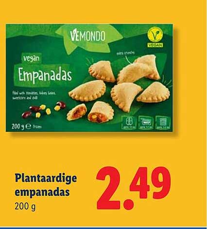 Plantaardige empanadas
