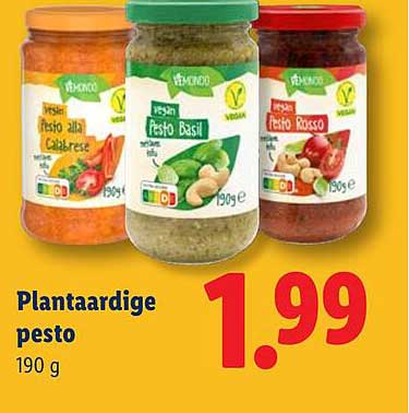 Plantaardige pesto 190 g