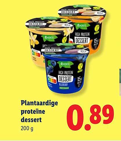 Plantaardige proteïne dessert 200 g