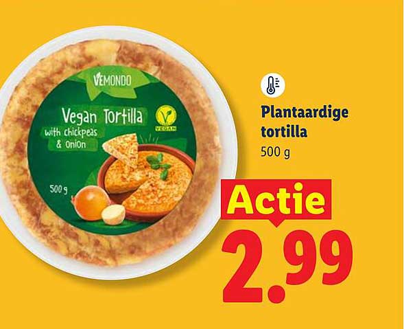 Plantaardige tortilla