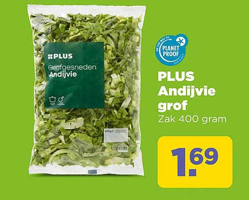 PLUS Andijvie grof Zak 400 gram