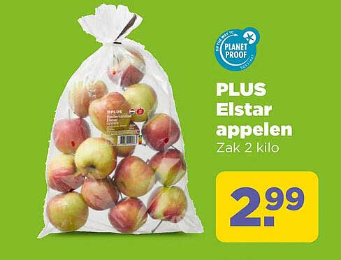 PLUS Elstar appelen Zak 2 kilo