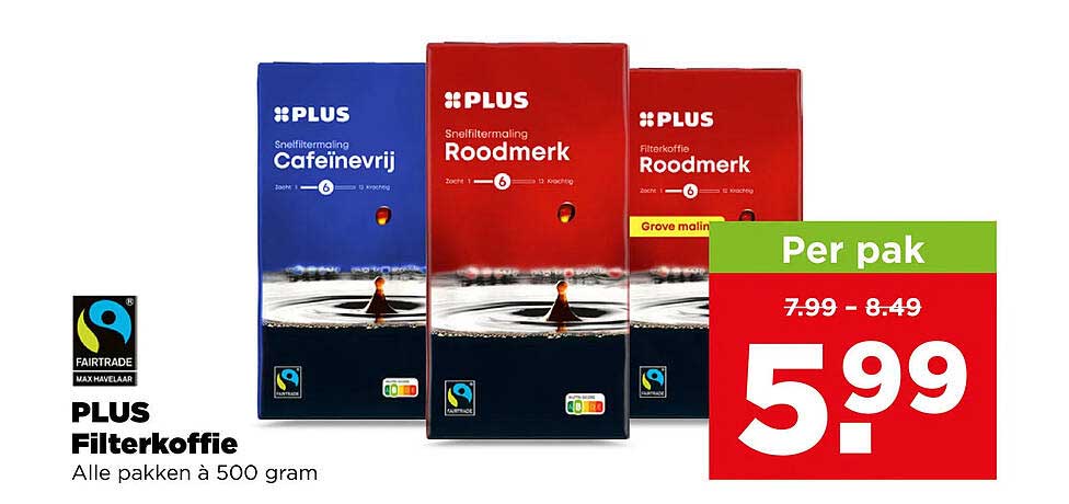 PLUS Filterkoffie