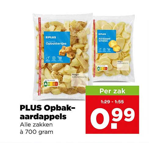 PLUS Opbakaardappels Alle zakken à 700 gram