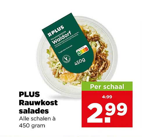 PLUS Rauwkost salades Alle schalen à 450 gram