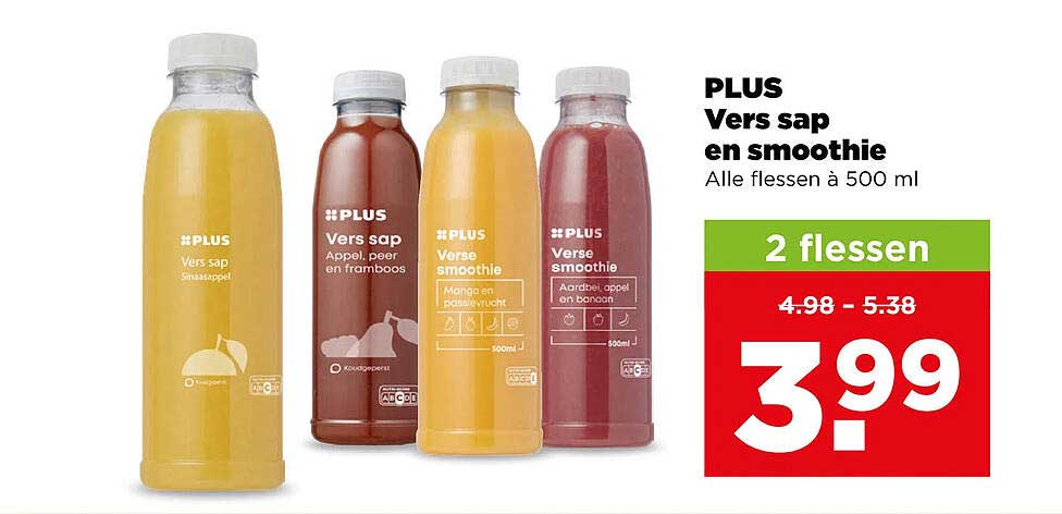 PLUS Vers sap en smoothie