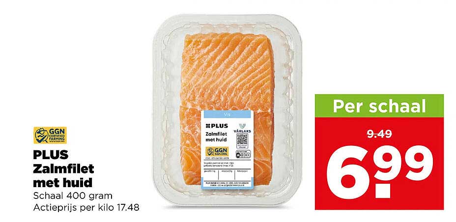 PLUS Zalmfilet met huid