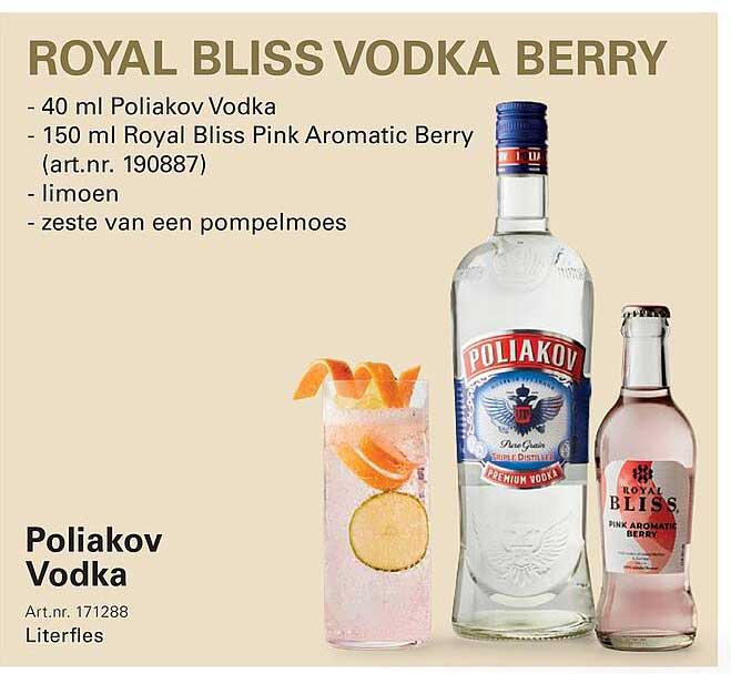 ROYAL BLISS VODKA BERRY