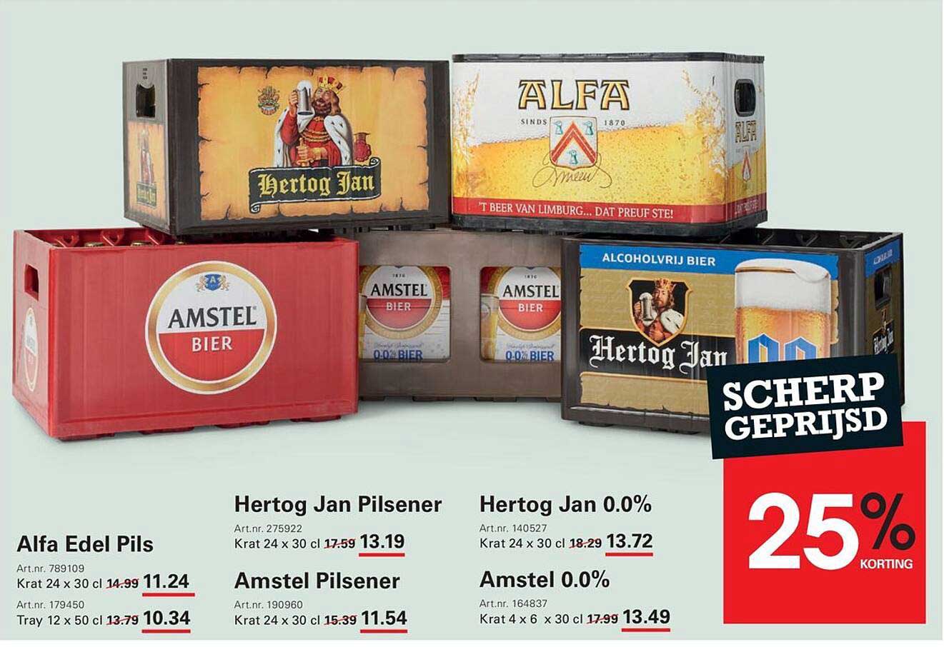 Scherp geprijsd 25% korting