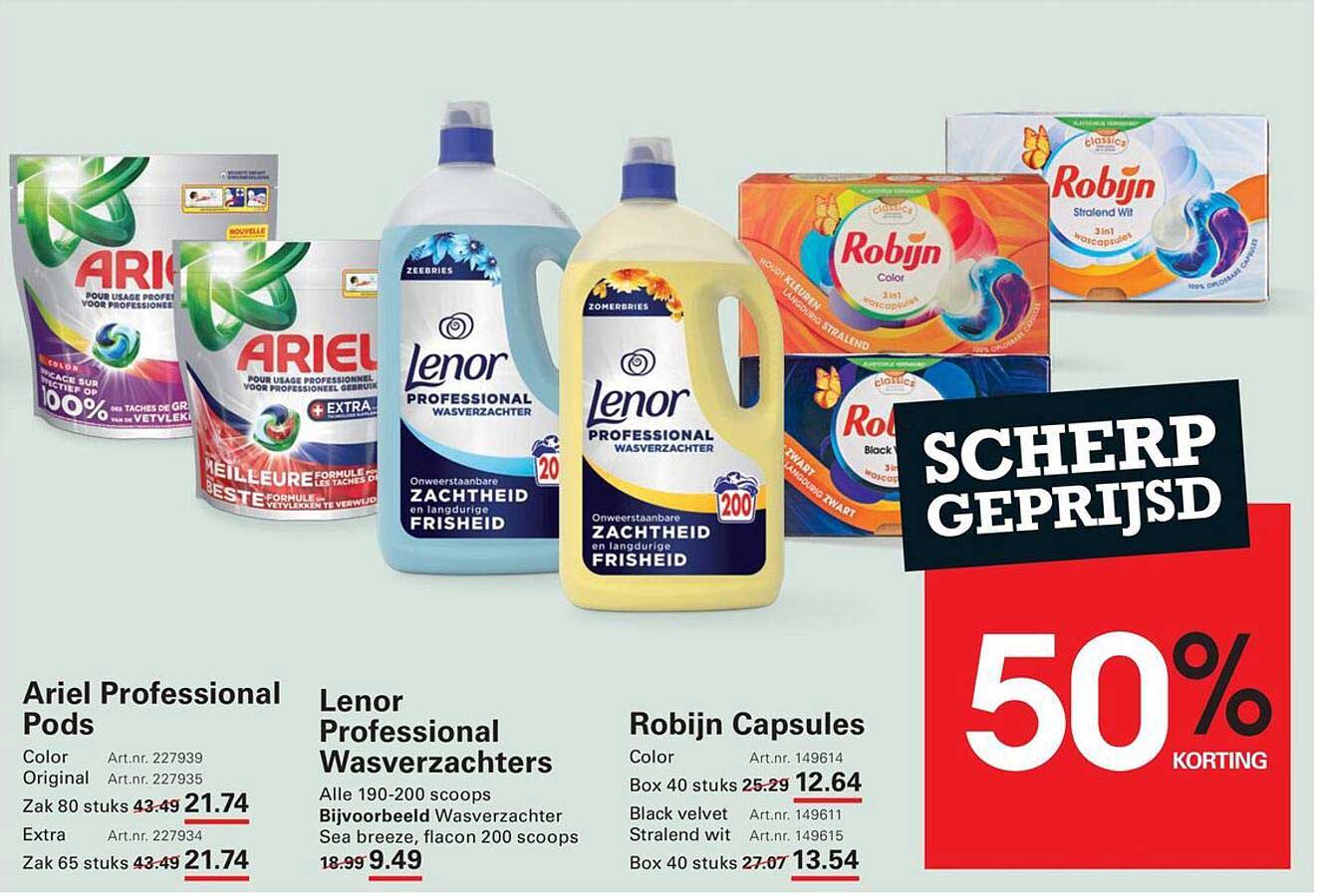 Scherp geprijsd 50% korting