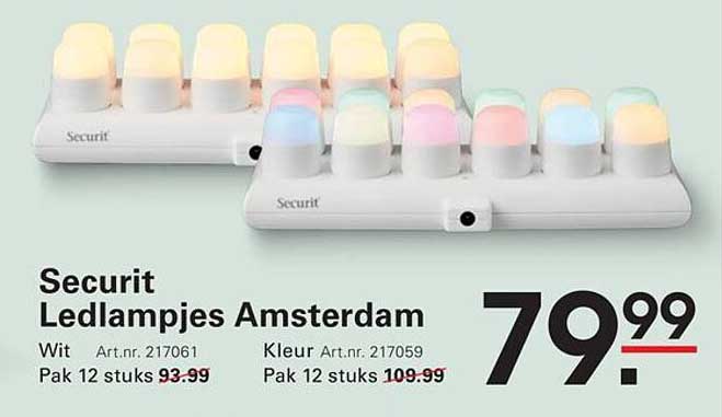 Securit Ledlampjes Amsterdam
