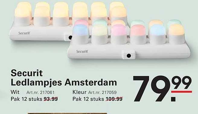 Securit Ledlampjes Amsterdam
