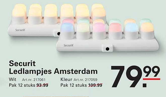 Securit Ledlampjes Amsterdam