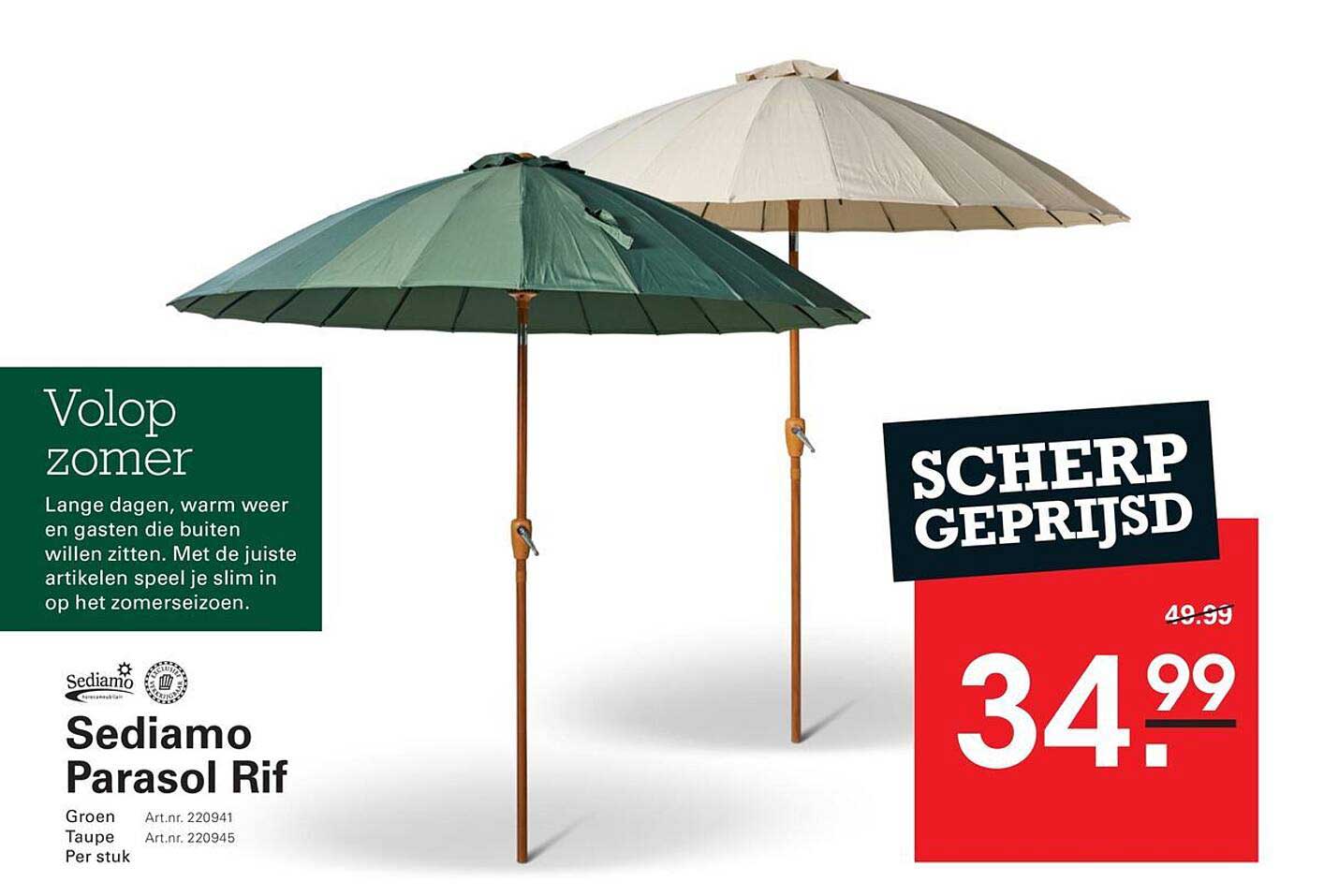 Sediamo Parasol Rif