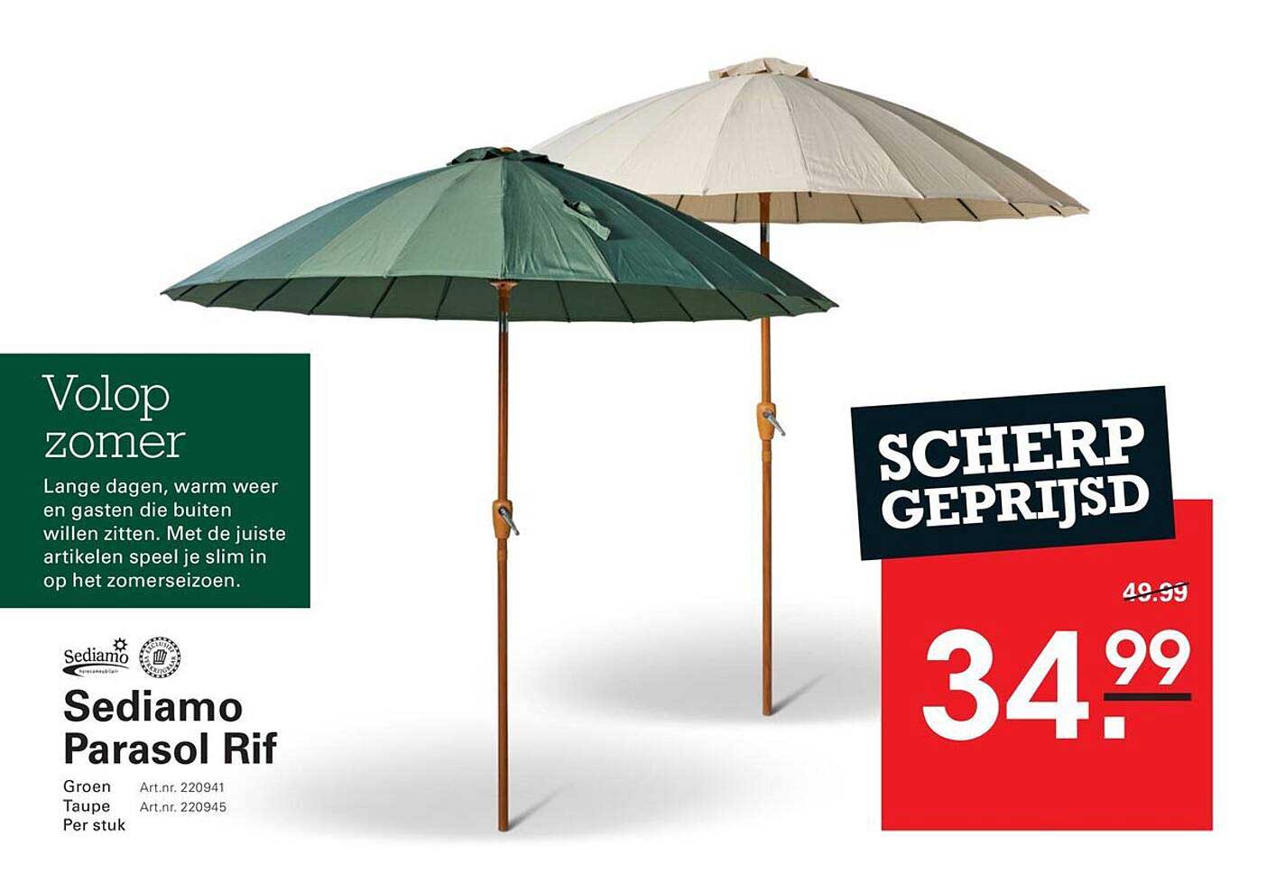 Sediamo Parasol Rif