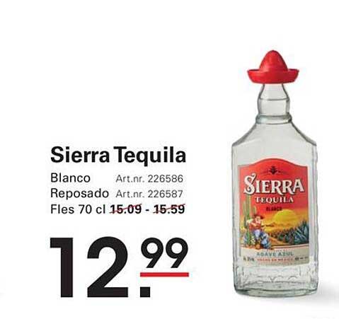 Sierra Tequila Blanco - Reposado