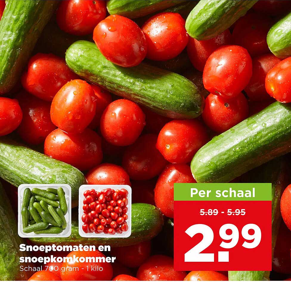 Snoeptomaten en snoepkomkommer
