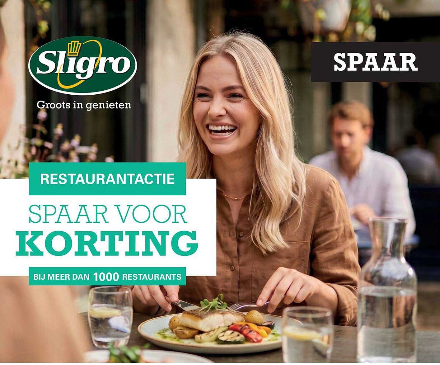SPAAR VOOR KORTING