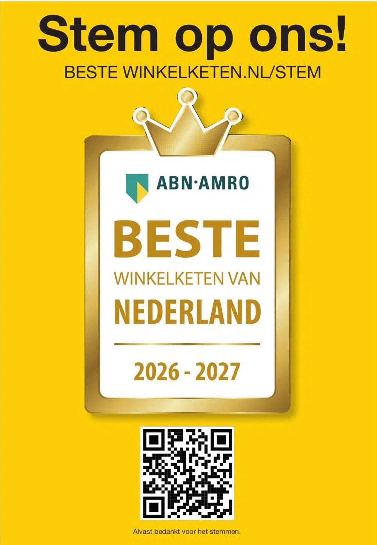 Stem op ons!