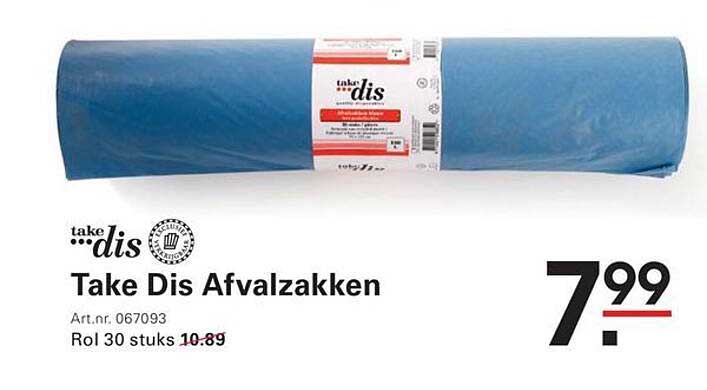 Take Dis Afvalzakken