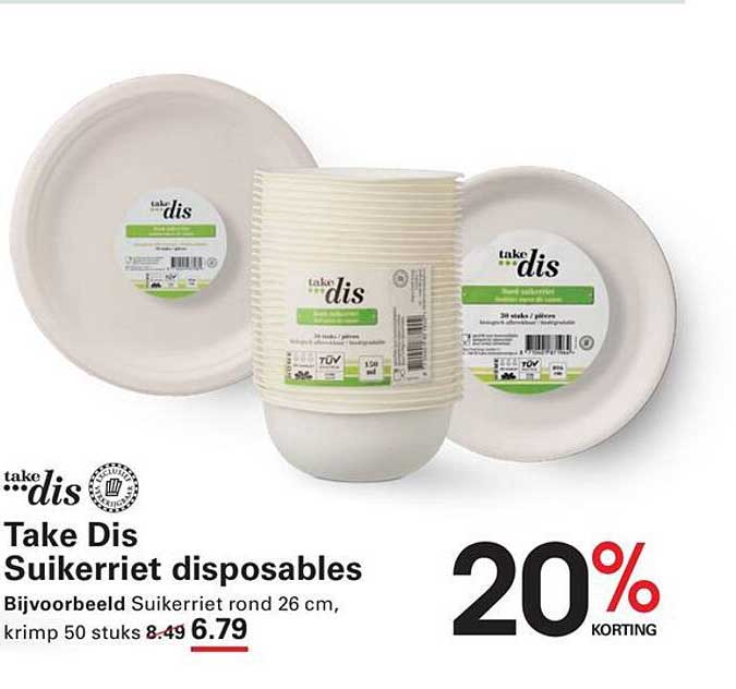 Take Dis Suikerriet disposables