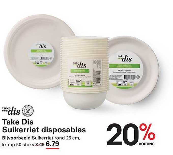 Take Dis Suikerriet disposables