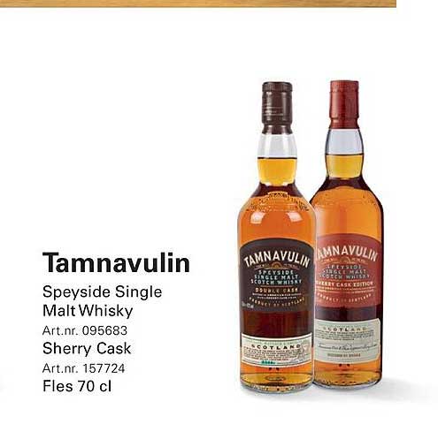 Tamnavulin Speyside Single Malt Whisky Sherry Cask