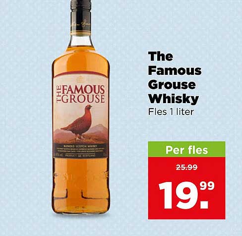 The Famous Grouse Whisky Fles 1 liter