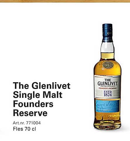 The Glenlivet Single Malt Founders Reserve