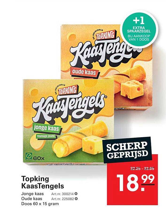 Topking Kaastengels