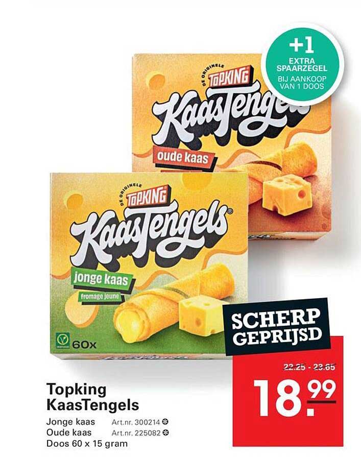 Topking KaasTengels - Jonge kaas / Oude kaas