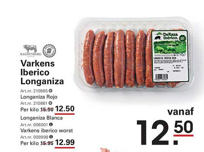 Varkens Iberico Longaniza