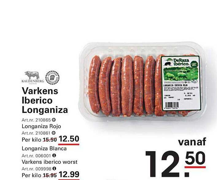 Varkens Iberico Longaniza