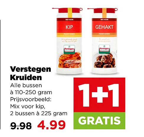 Verstegen Kruiden 1+1 gratis