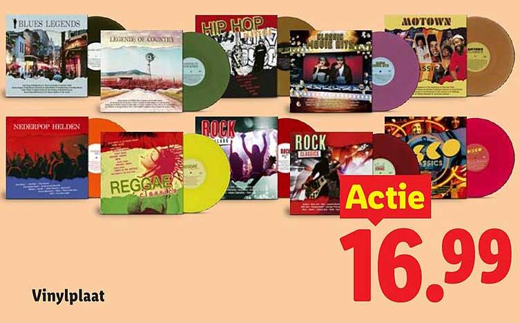 Vinylplaat Actie