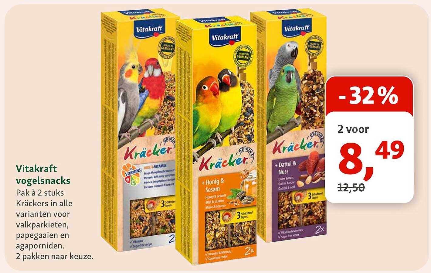 Vitakraft vogelnsnacks