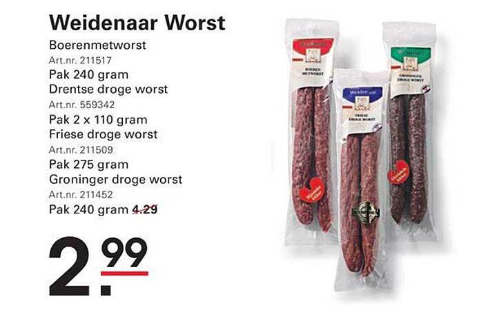 Weidenaar Worst