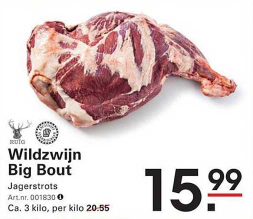 Wildzwijn Big Bout